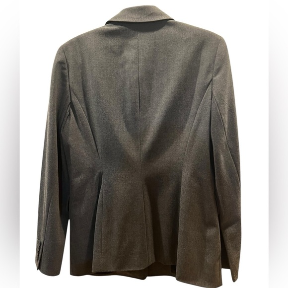 Michael Michael Kors Blazer Jacket Women 10 Black 2 Button Peak Lapel Office - Picture 2 of 6